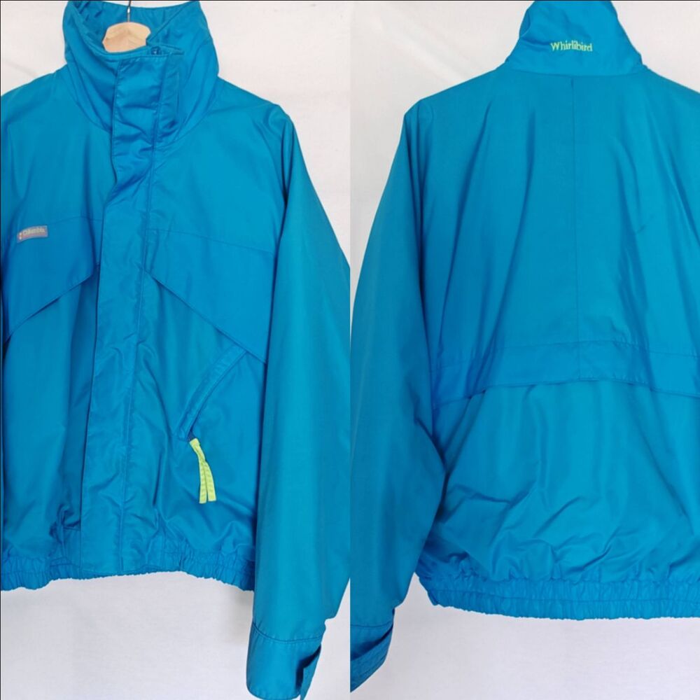 Columbia Whirlibird Jacket Blue Vintage 90s Men's Large Outdoor Winter Ski Snow